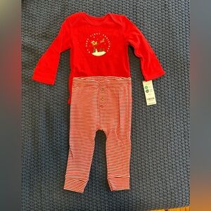 NWT Carter’s My First Christmas Onesie and Pants